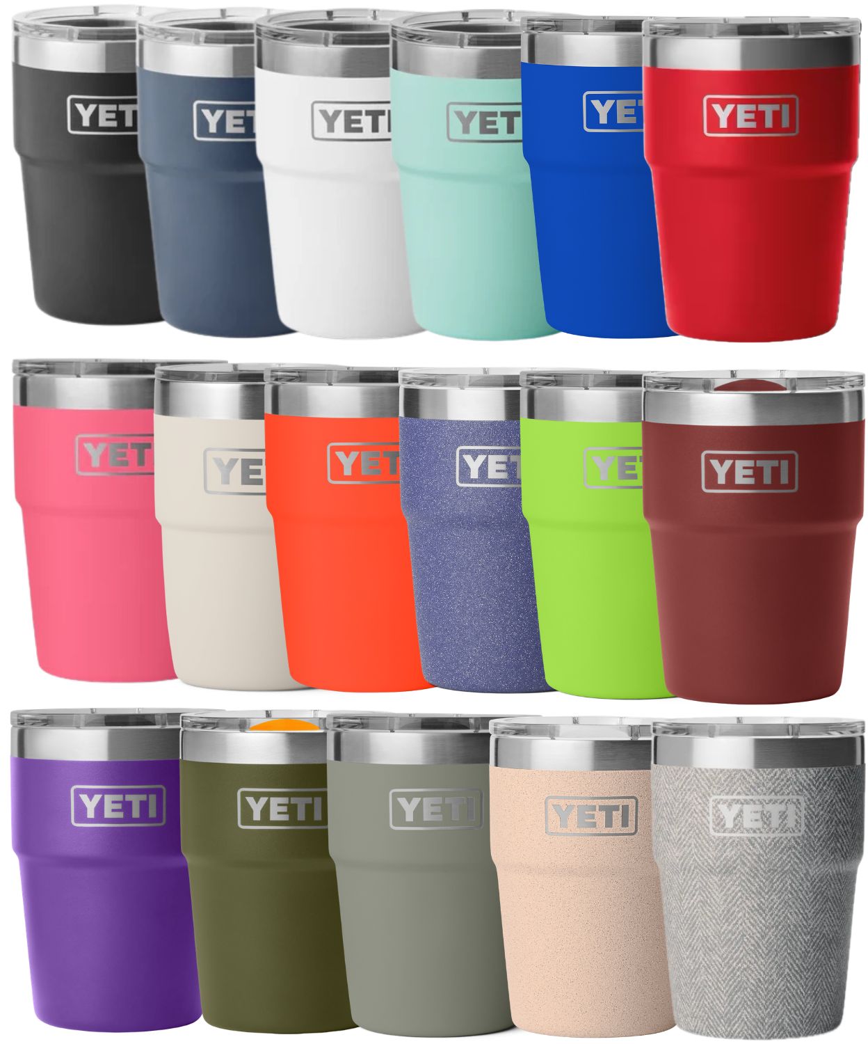 YETI - Rambler 16 Oz Stackable Cup (473 ML)-Cape Taupe