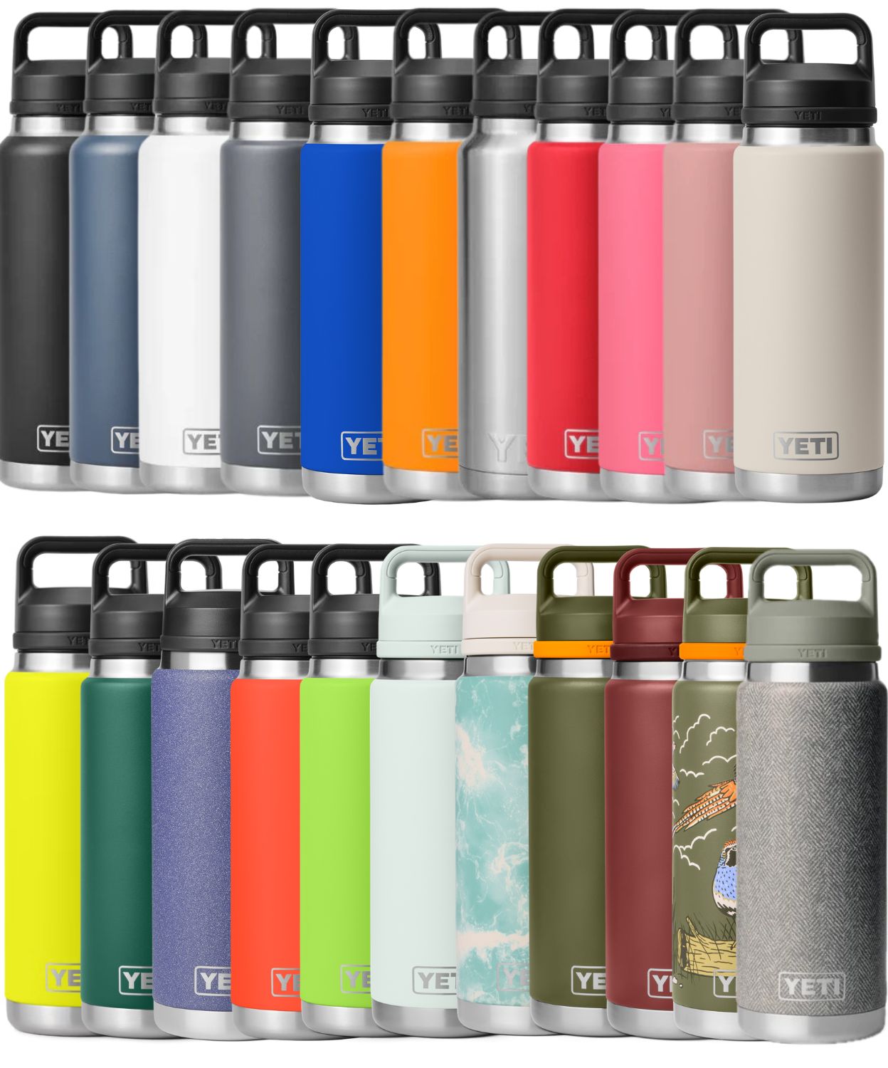 YETI - Rambler 26 Oz Bottle Chug Cap (769 ML)-Stag Red