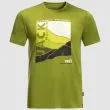 Jack Wolfskin Crosstrail Graphic T-shirt - Golden Cypress