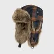 MJM Trapper Rex 32 Faux Fur Rust Check