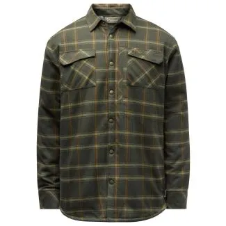 Pinewood Pile Overshirt - D.Green/Bronze