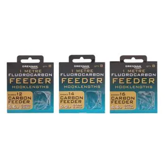 Drennan Fluorocarbon Feeder Rig - 1 meter