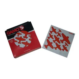 Gamo Skydeskiver 4 forskellige motiver - 100 stk.