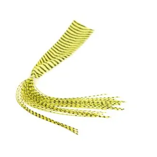 Barred round rubberlegs - gummiben - Yellow/Black