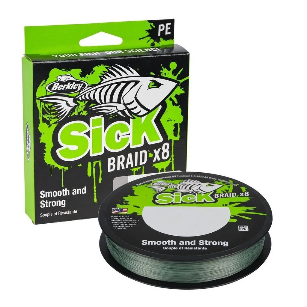 Berkley Sick Braid X8 Grøn 150m