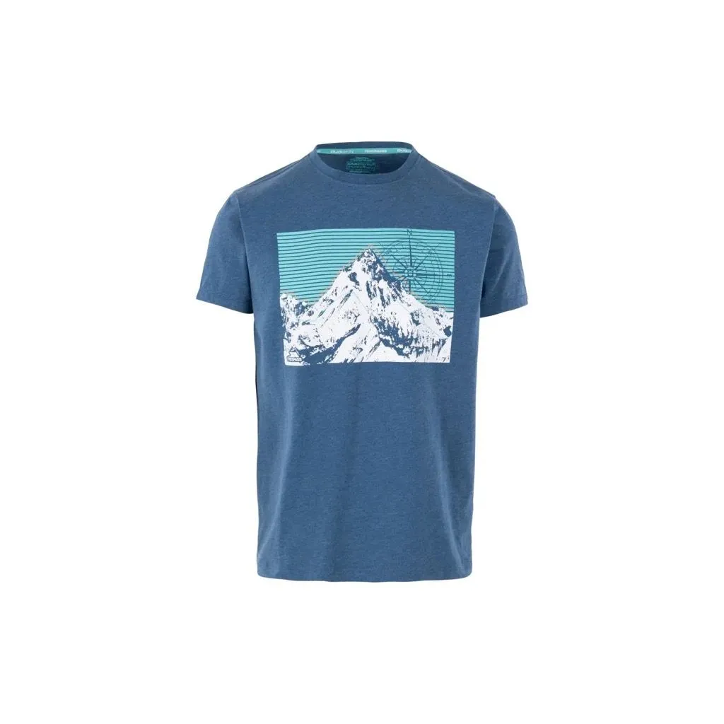Trespass Chulli Casual T-shirt - Indigo Blue Marl