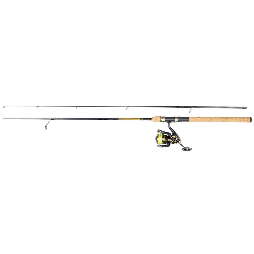 Daiwa Crossfire LT Gold Rush Spinning sæt - 2delt - Stang, hjul og line