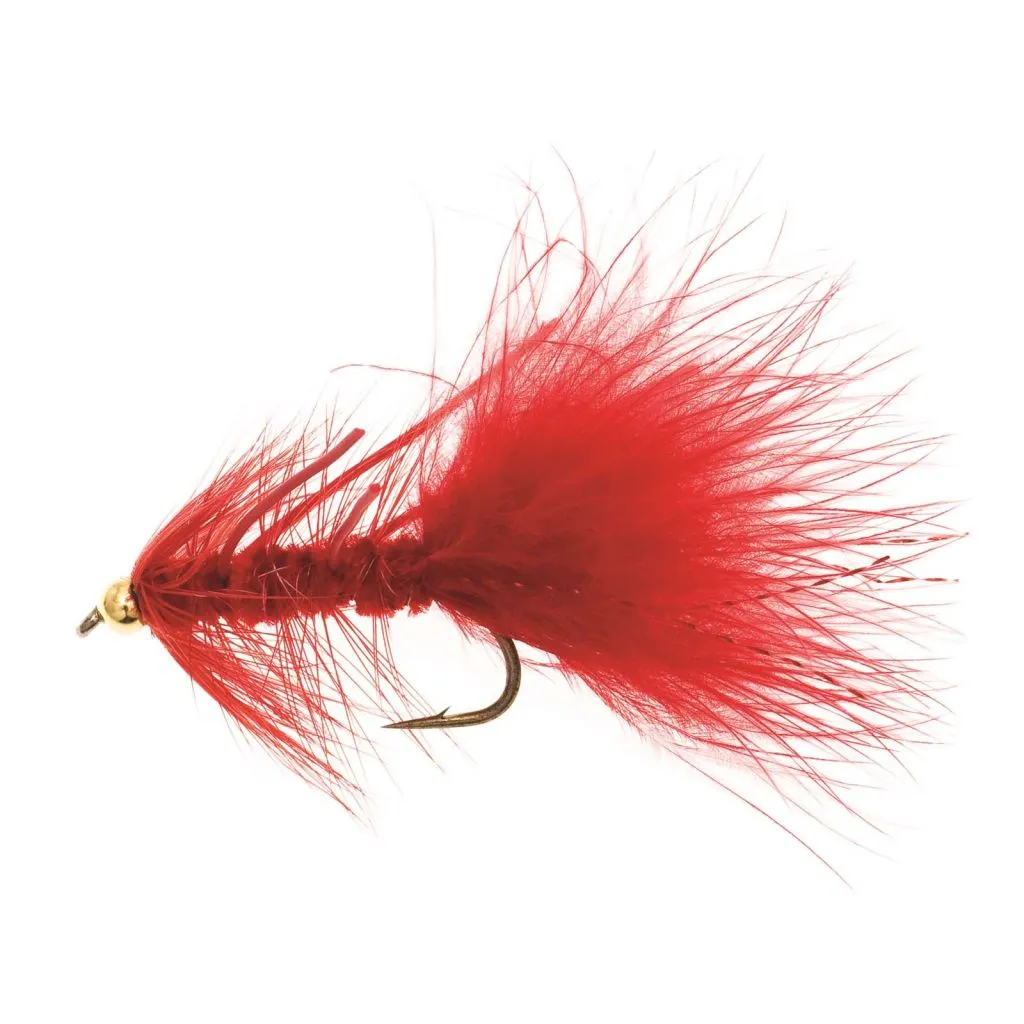 Unique Flies UF Dog Nobbler Fluo Red #4
