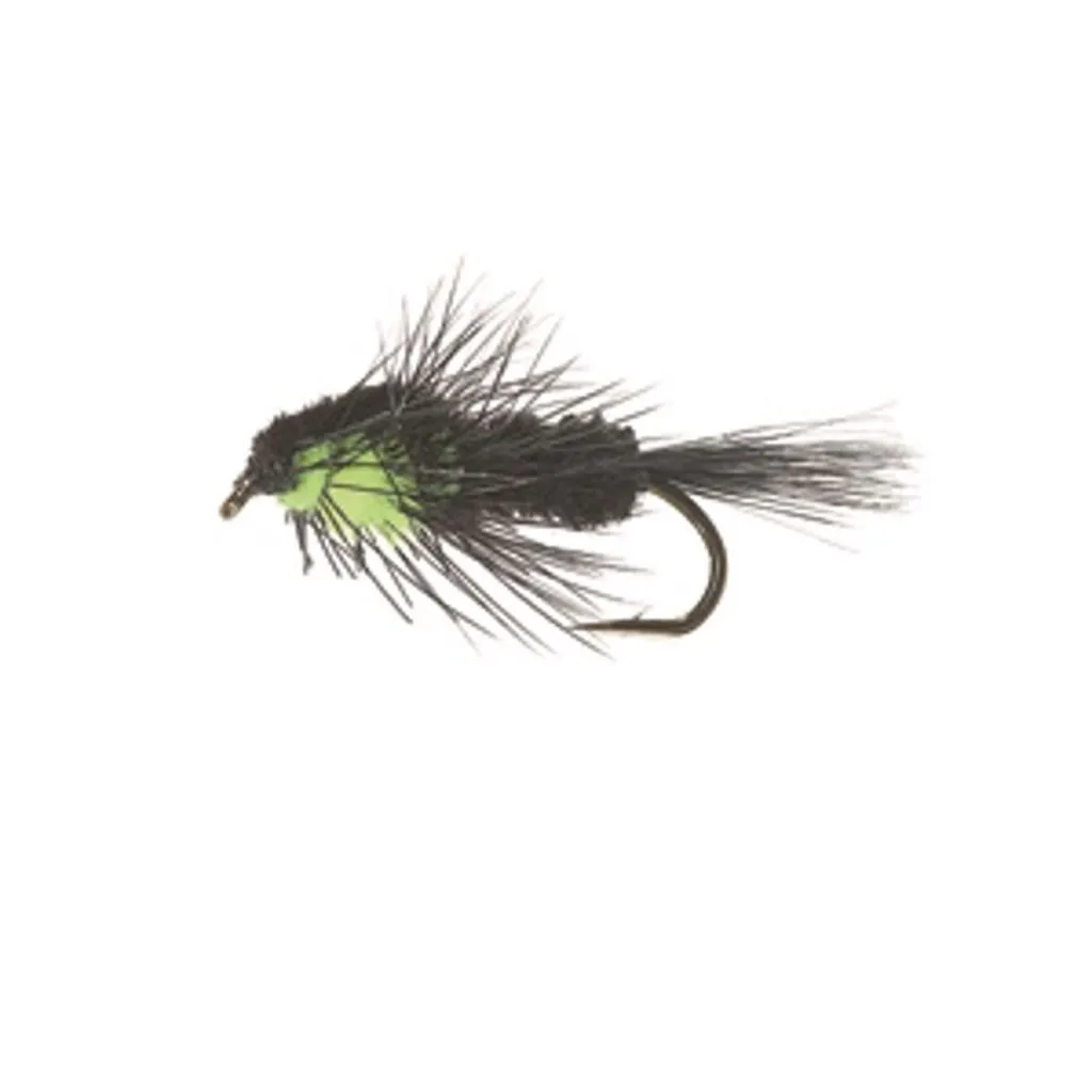 Montana Nymph Black/Fluo Green #10 − Unique Flies
