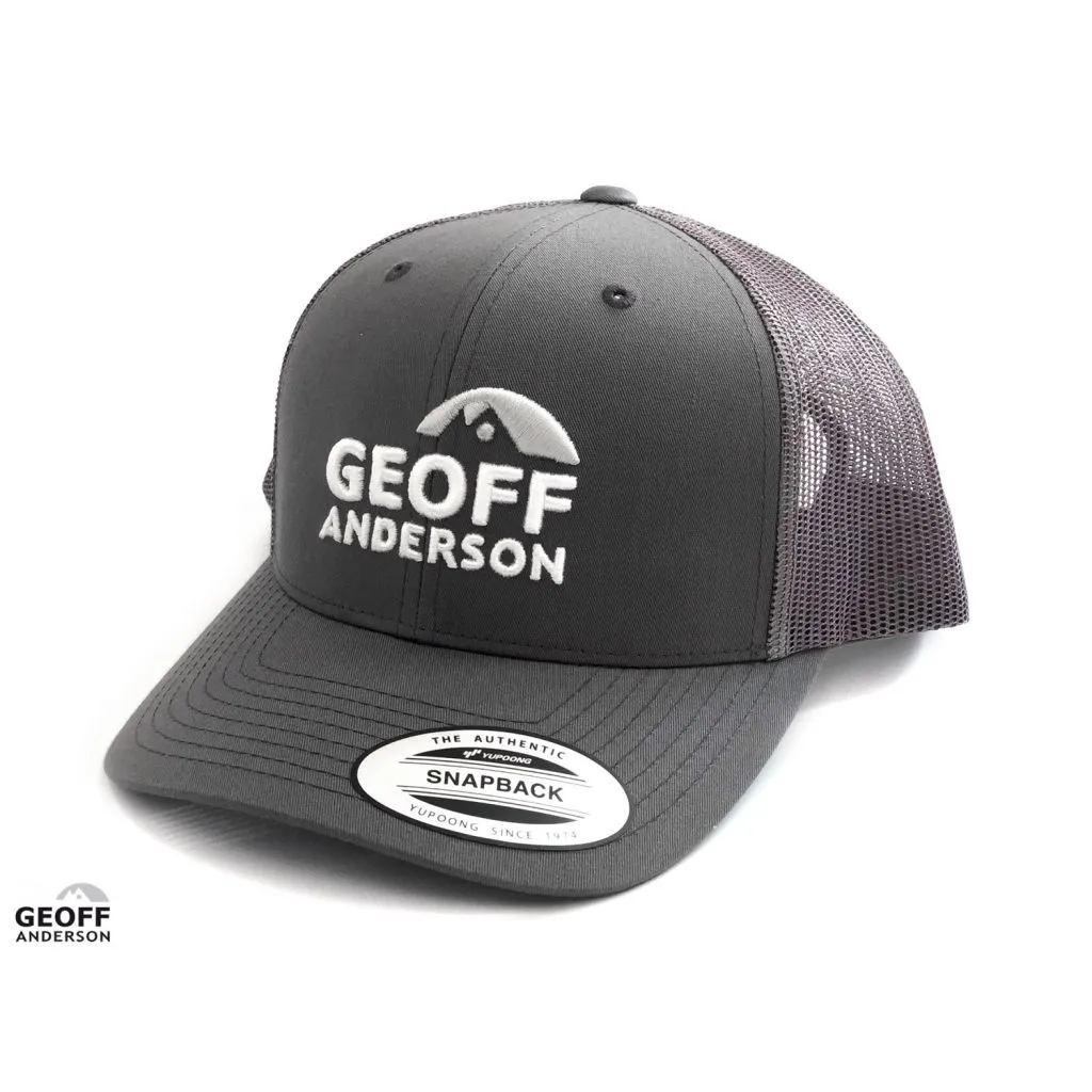 Geoff Anderson Snapback Cap - Grey
