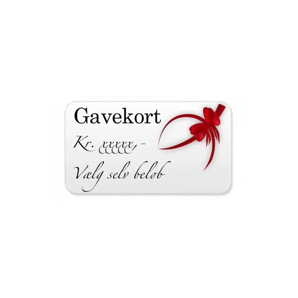 Gavekort til TopGrej (Valgfrit beløb)