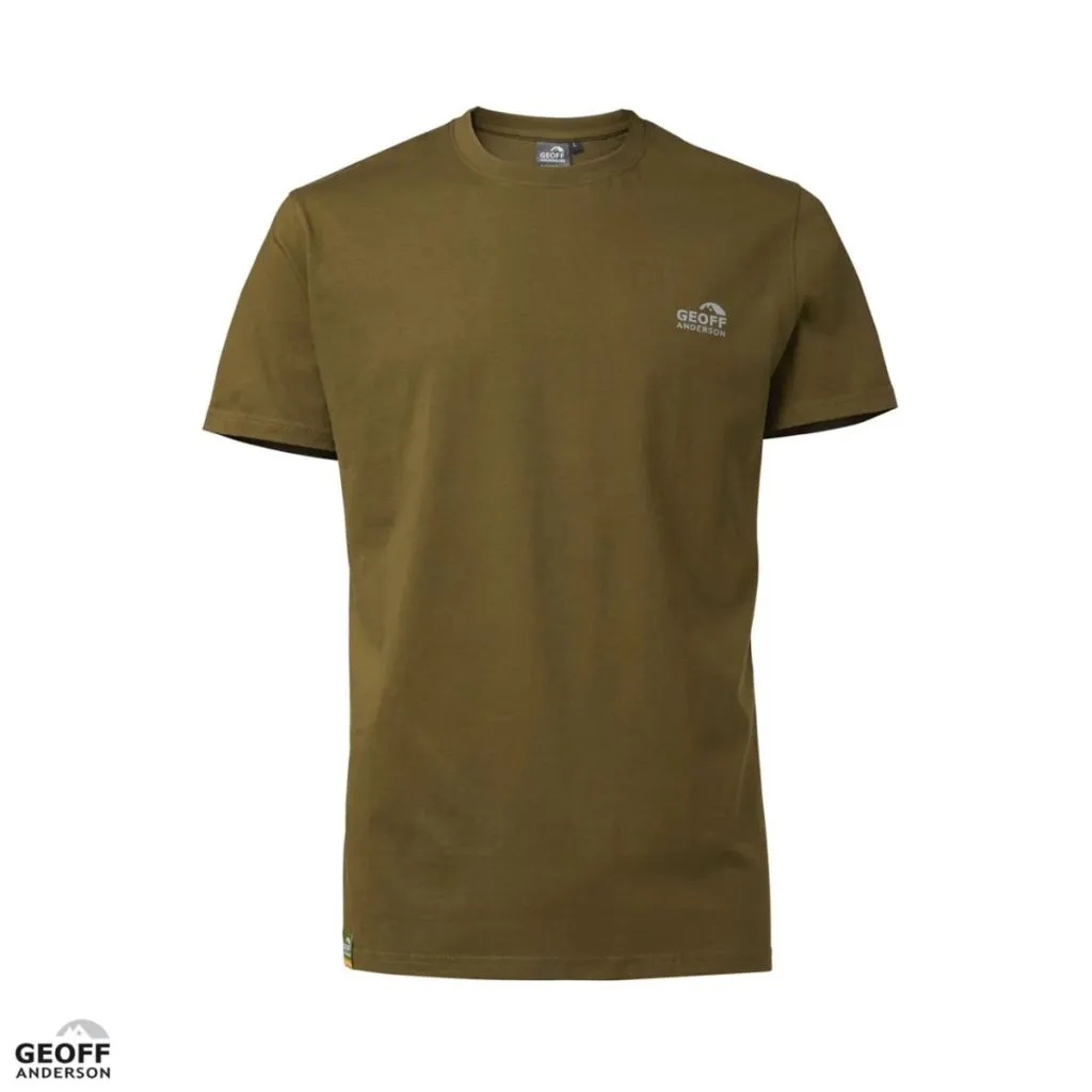 Geoff Anderson Organic Tee Logo - Grøn