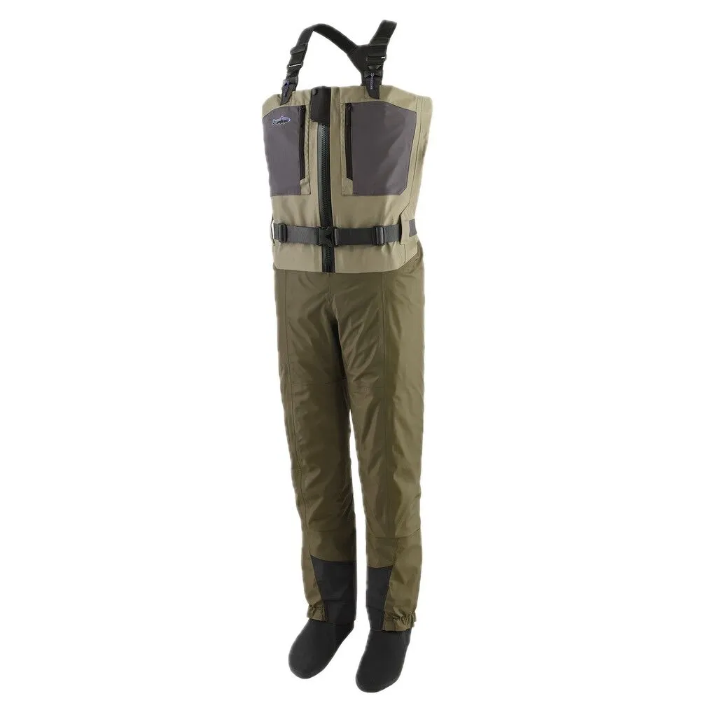 Patagonia Swiftcurrent Traverse Zip-Front Waders - River Rock Green