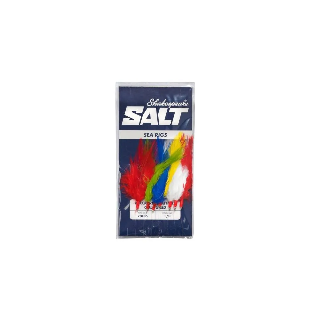 Shakespeare Mackerel Feathers Forfang - #1/0 - Farvet