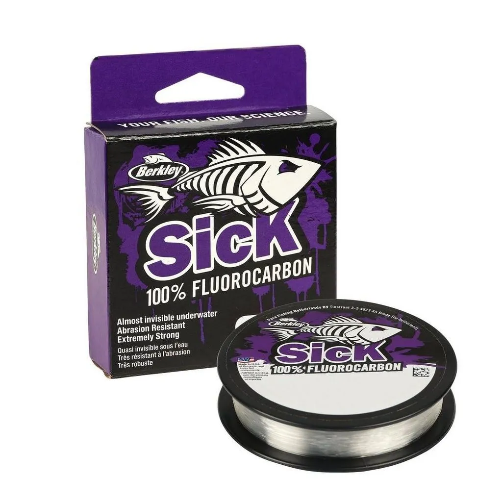 Berkley Sick Fluorocarbon Leader Clear 50m