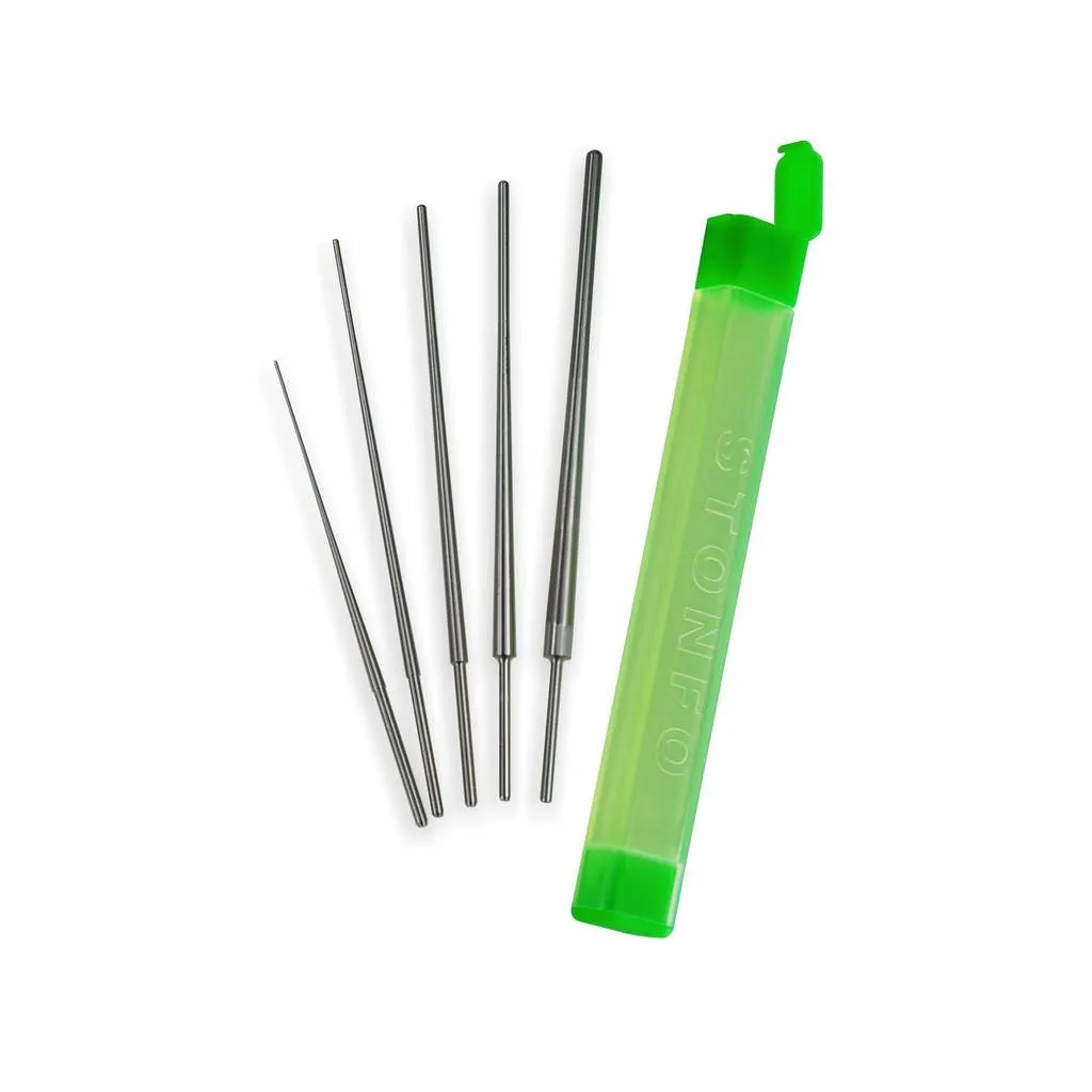 Stonfo Taperede Pins til rørfluer - 5 stk.