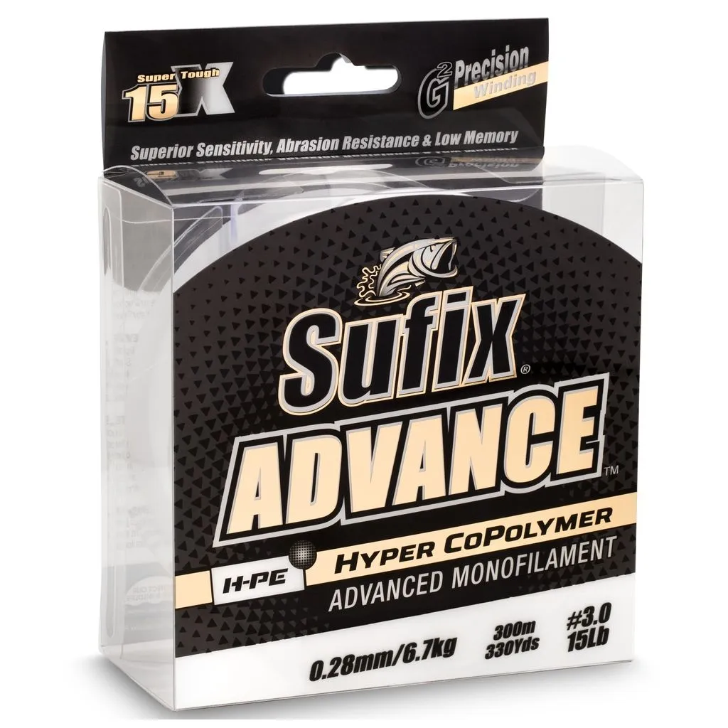Sufix Advance Monoline Klar Bulk 1000m