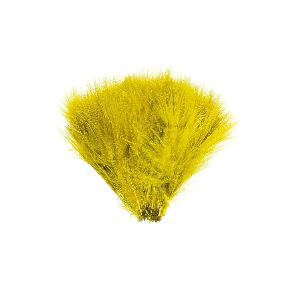 Fly Dressing Wooly Bugger Marabou - Yellow Olive