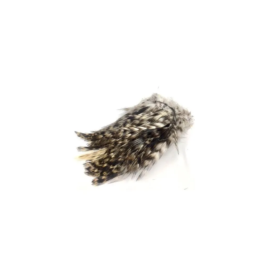 Barred Strung Neck Hackle - Natural