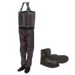 Kinetic X5 åndbare waders + GravelGaiter Vadestøvler med filt - Sæt