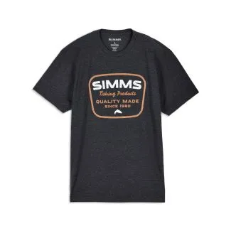 stamp lock t-shirt - charcoal heather