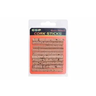 ESP Cork Sticks - 6mmx60mm - 10 stk