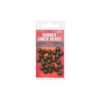 ESP Rubber Shock Beads - 8mm - 25 stk. - Grøn eller Brun