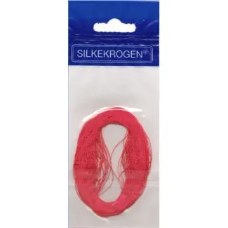 Silkekrogen Silketråde 10 stk pr. pose - Rød