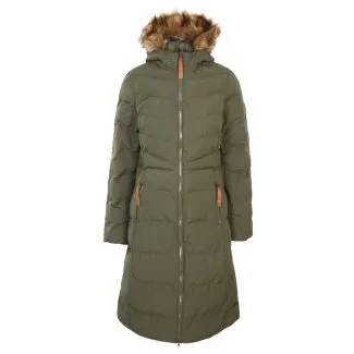 Trespass Audrey Casual - Lang Dame jakke - Dark Vine