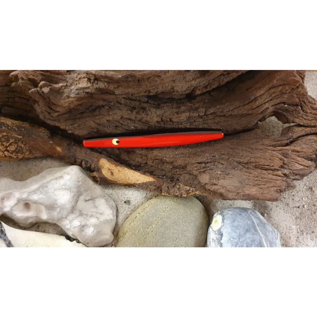 Otto Poulsen Tobis Wobler Gennemløber 9x70 - ca 10g - Topgrej Edition - Sort/Rød