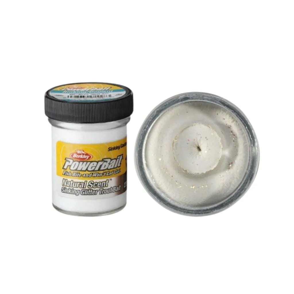 powerbait  sinking glitter - white