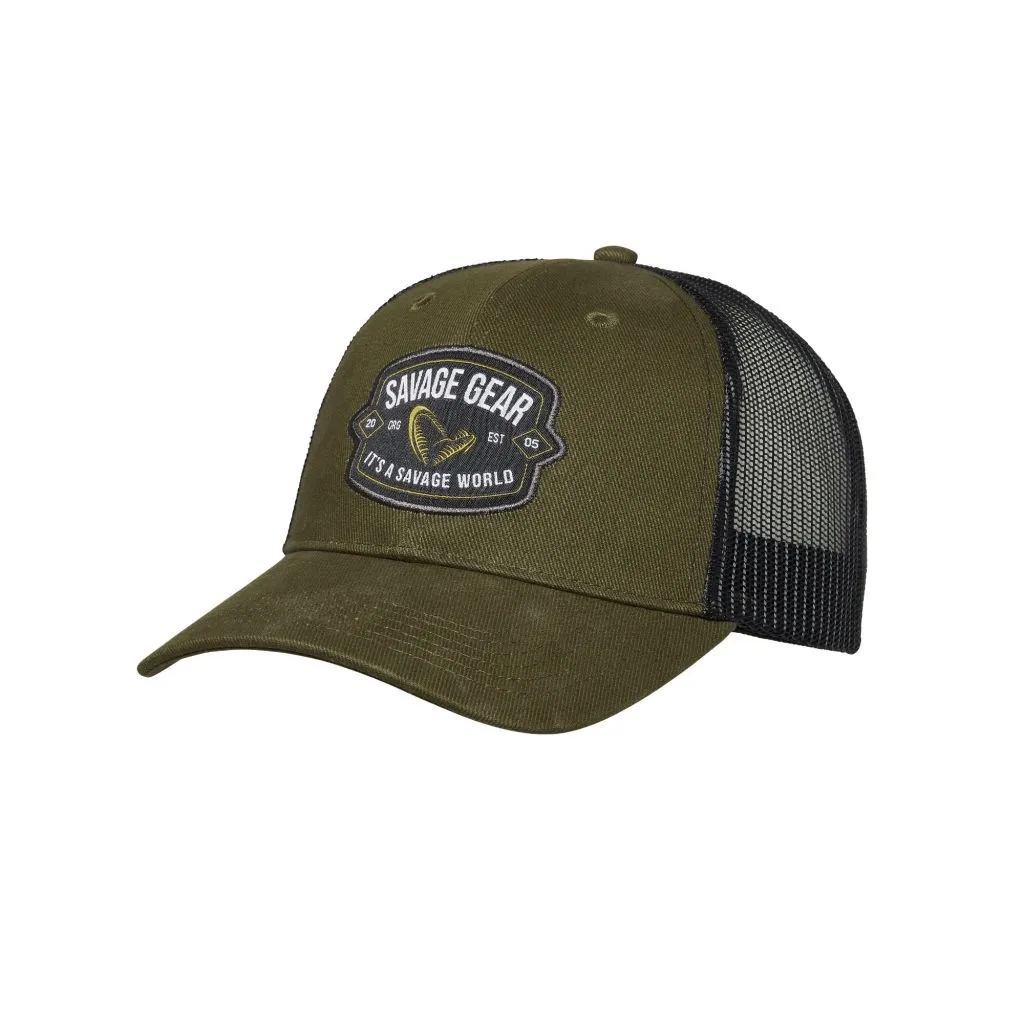 SG badger trucker cap green