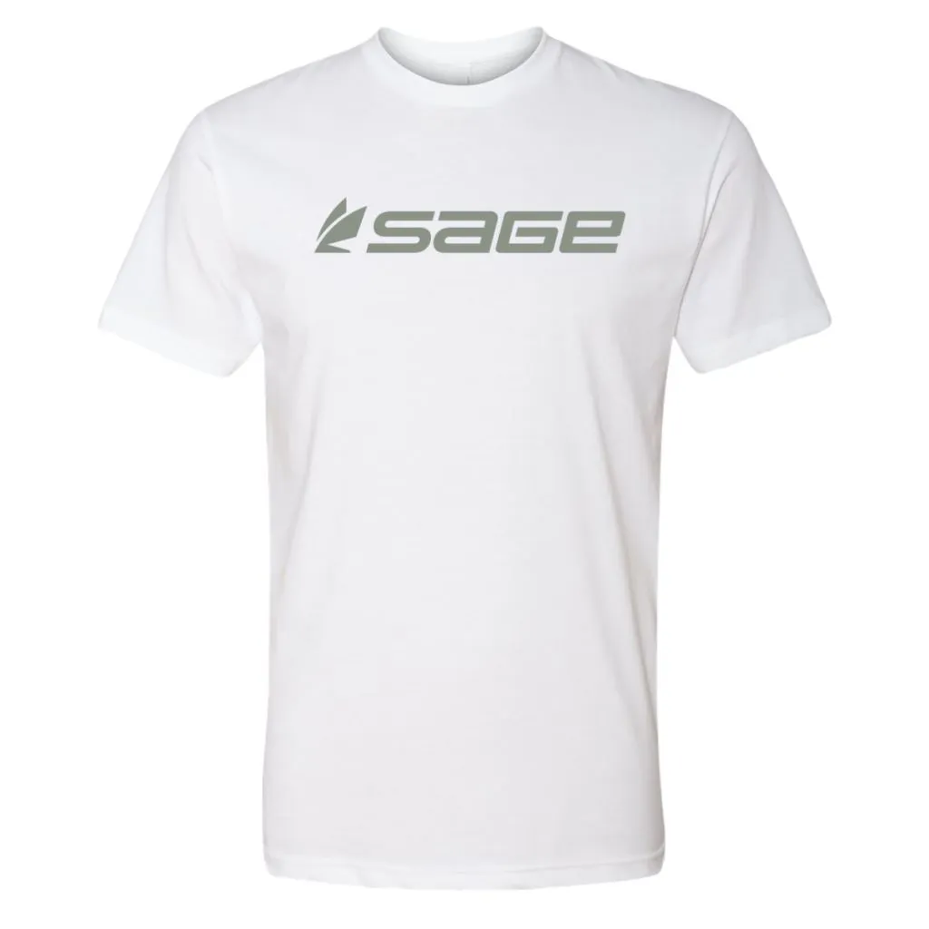 Sage Logo Tee - T-shirt Hvid med logo