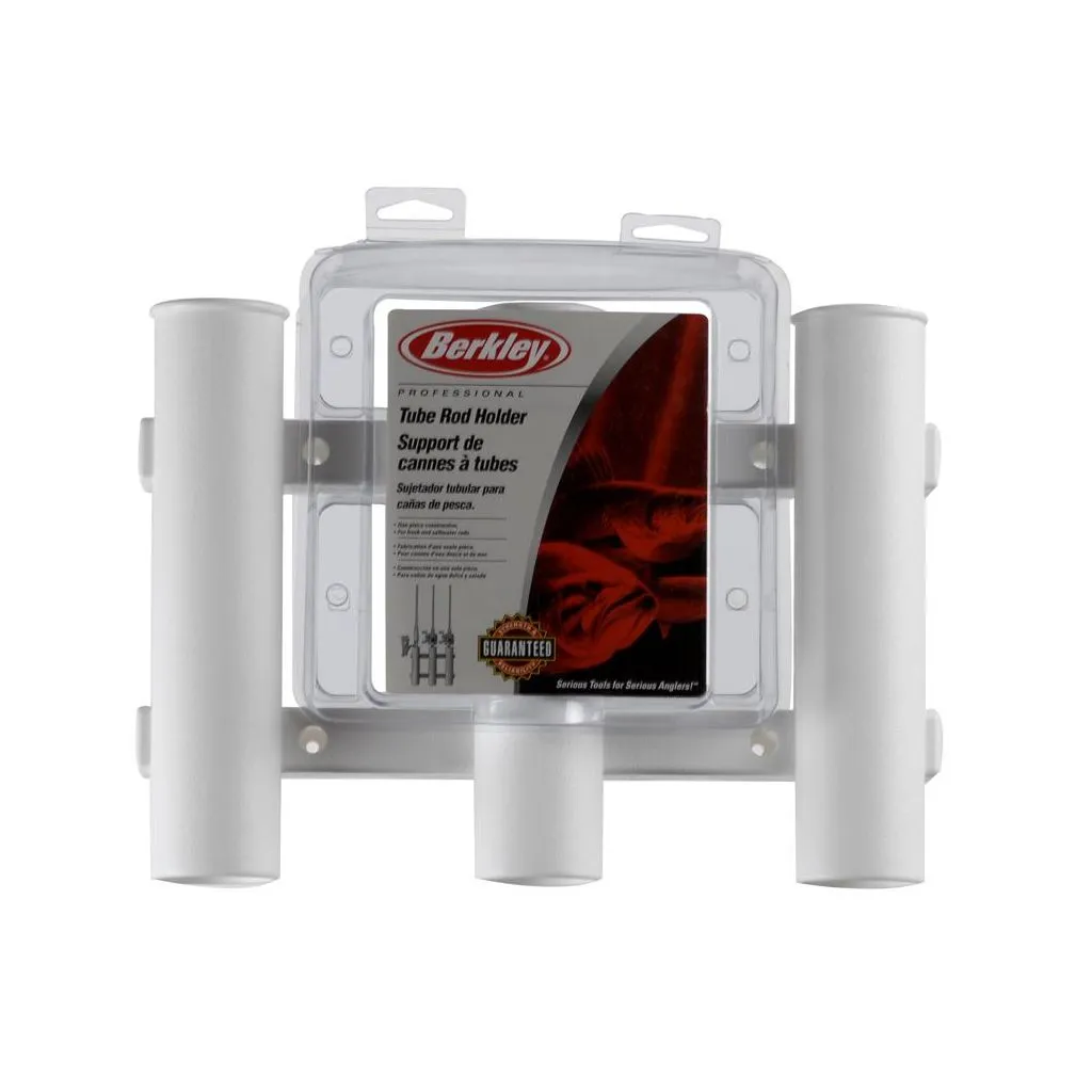 Berkley Vertikal Stangholder til 3 stænger - Hvid