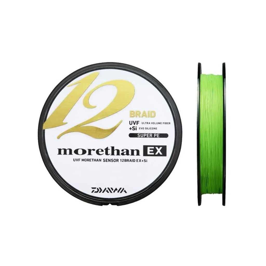 Daiwa Morethan 12 Braid - Fletline - Chartreuse