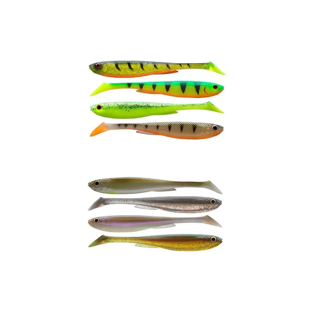 Daiwa Prorex Slim Shad Y Soft Lure - Sæt pakke