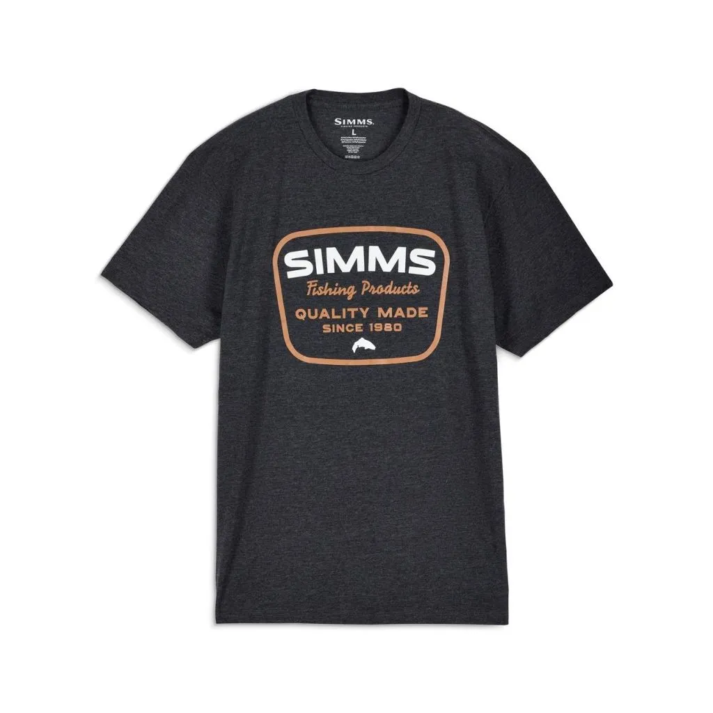 stamp lock t-shirt - charcoal heather