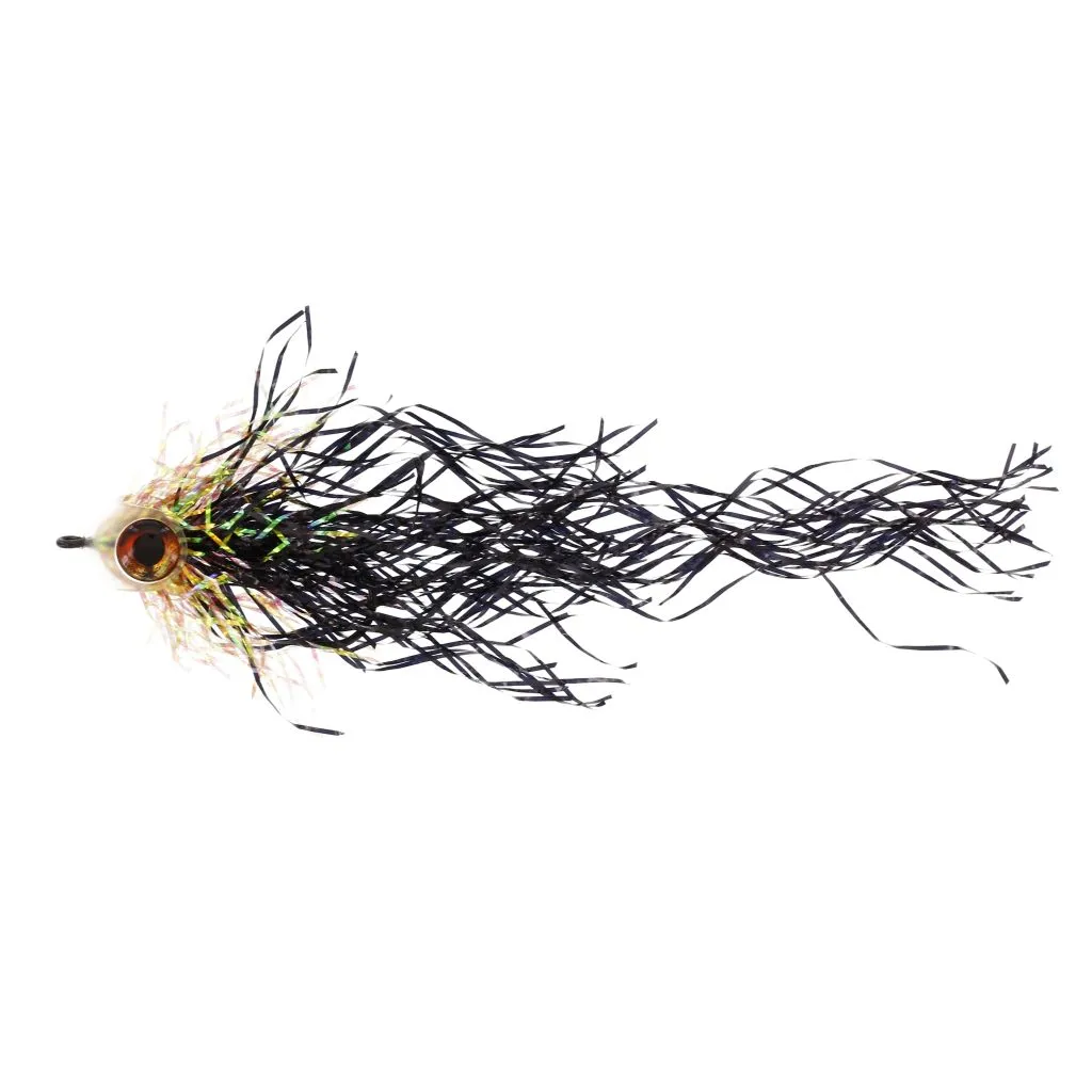 Mr. MYLAR PIKE GLOWING ROOT BEER #4/0 - Gedde Flue - Unique Flies