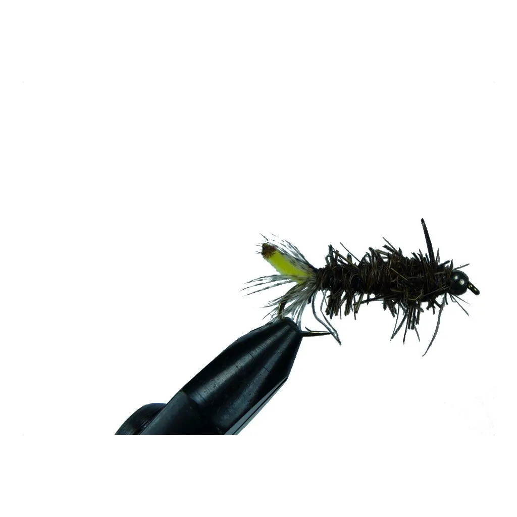 Woodcase Peaking Caddis Brown #6 - Unique Flies