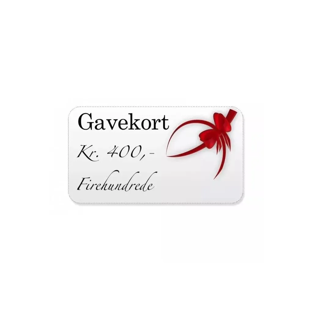 Gavekort til TopGrej på 400 kr.