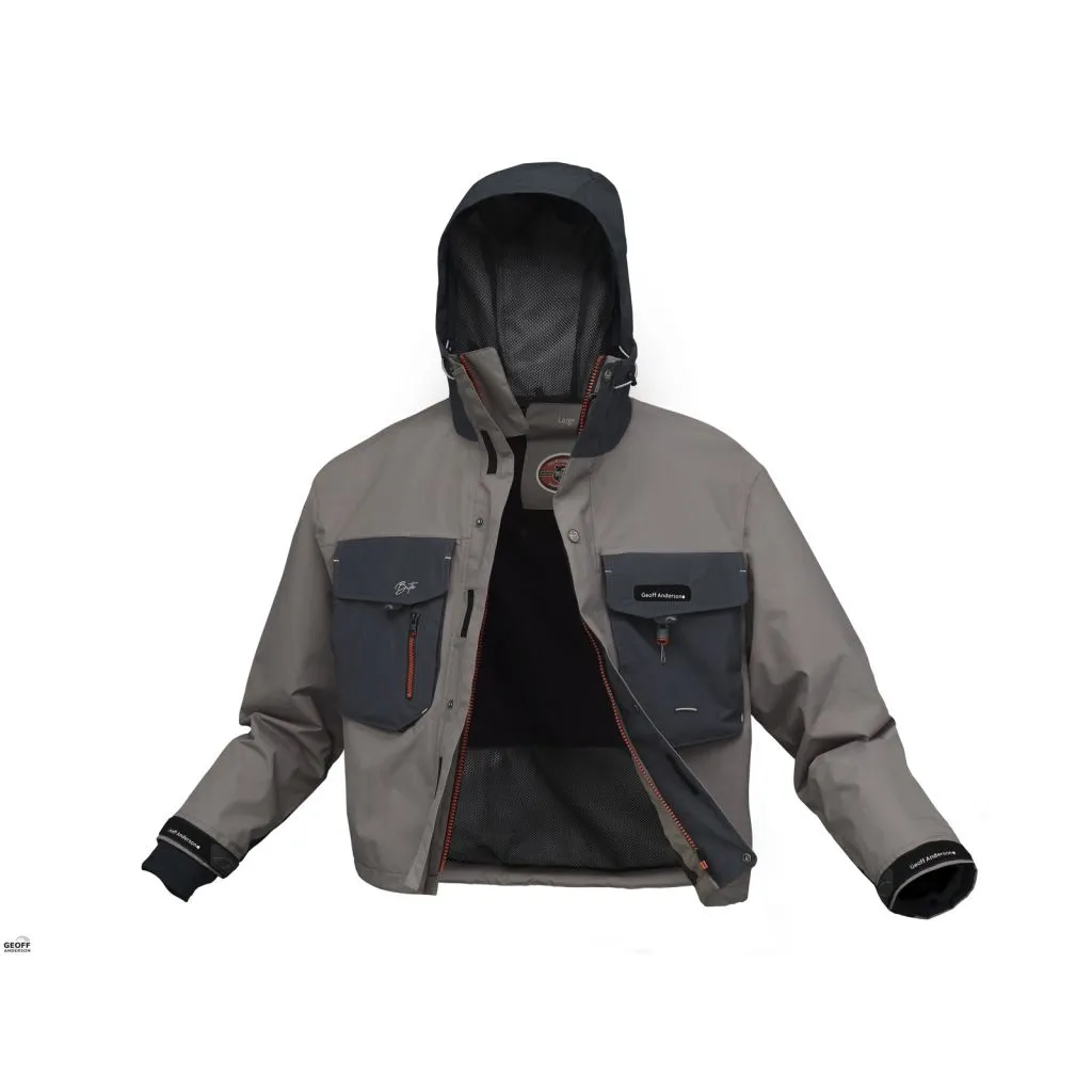 Geoff Anderson Buteo Vadejakke - Grå - Kun tilbage i Small