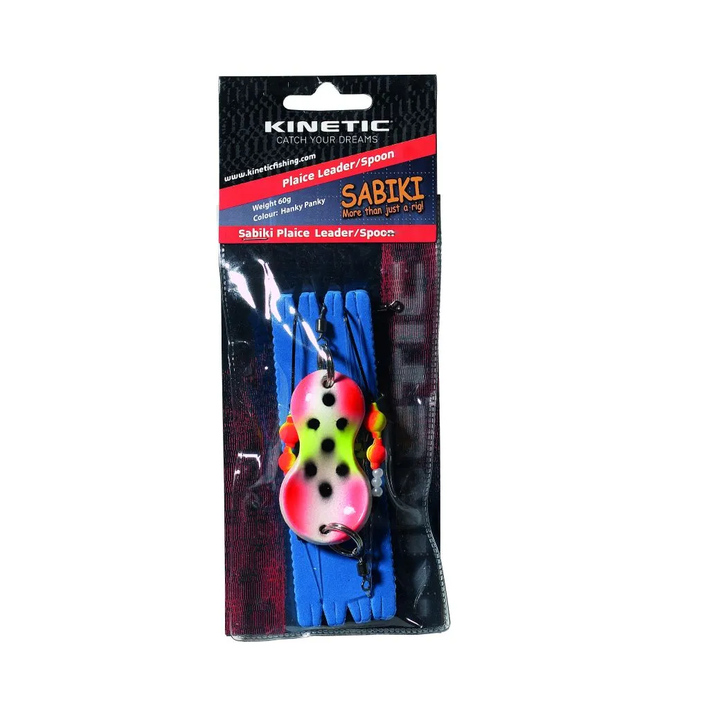 Kinetic Sabiki Plaice Leader/Spoon - 40g-Ske - Hanky Panky