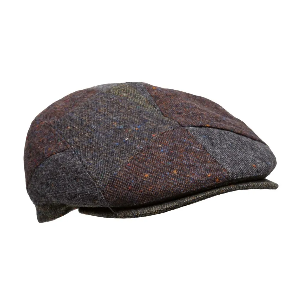 MJM Daffy-5 Patchwork 100% Wool - Grey/Blue