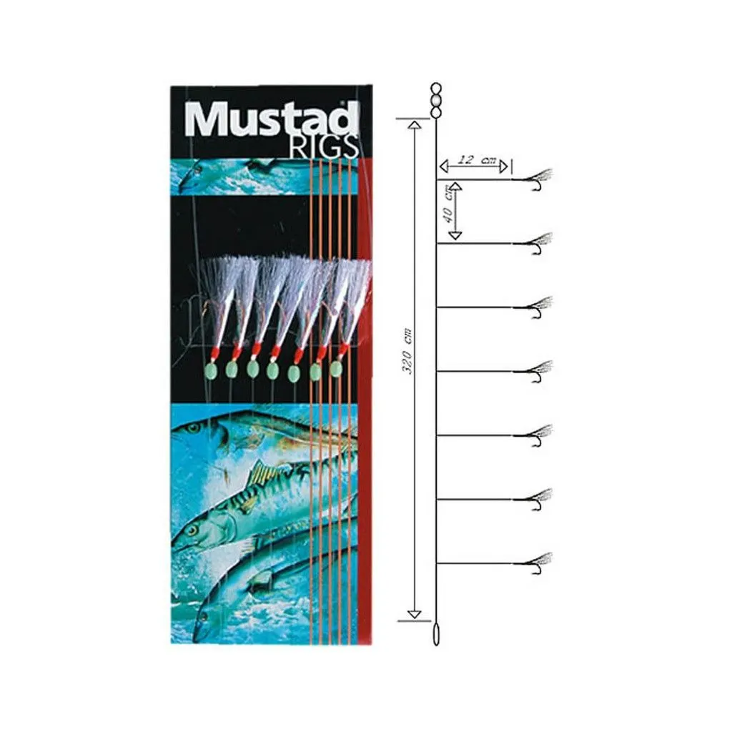 Mustad T83 Rig - Sildeforfang - #6
