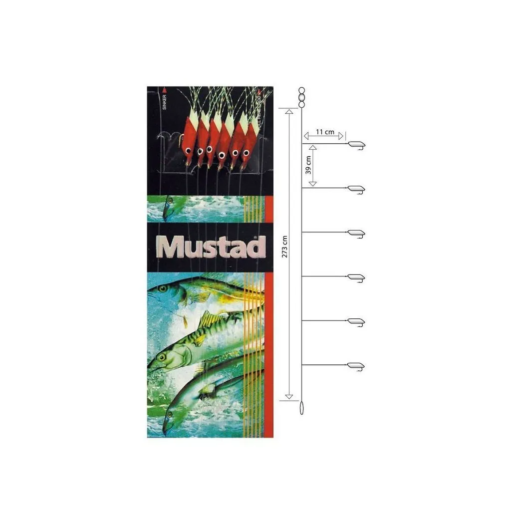 Mustad T93 Rig - Sildeforfang - #6