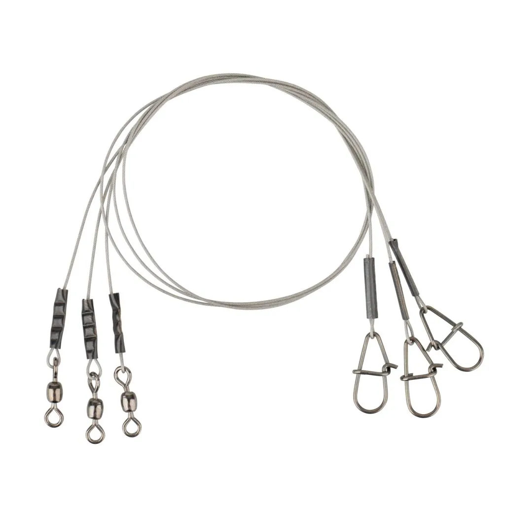 Savage Gear Carbon49 Trace Stålforfang - 30 cm / 0.48mm / 11kg - 3 stk.