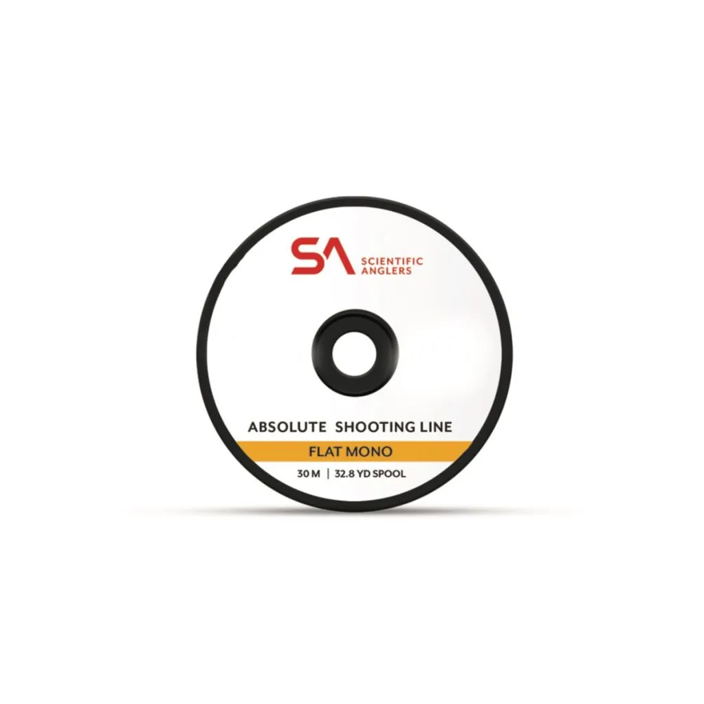 Scientific Anglers - Absolute Shooting Line Flat Mono 50lb 30m - Optic Green