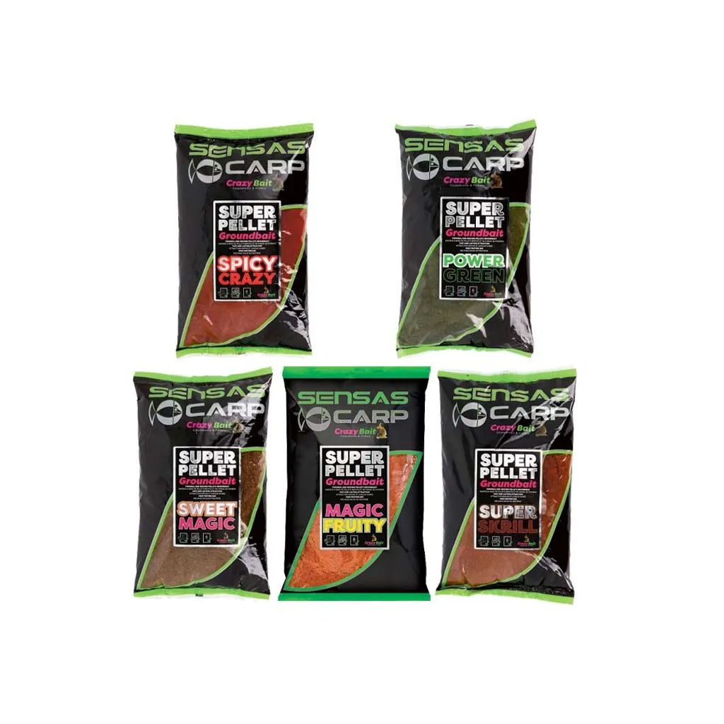 Sensas Crazy Super Pellet Groundbait - 1kg