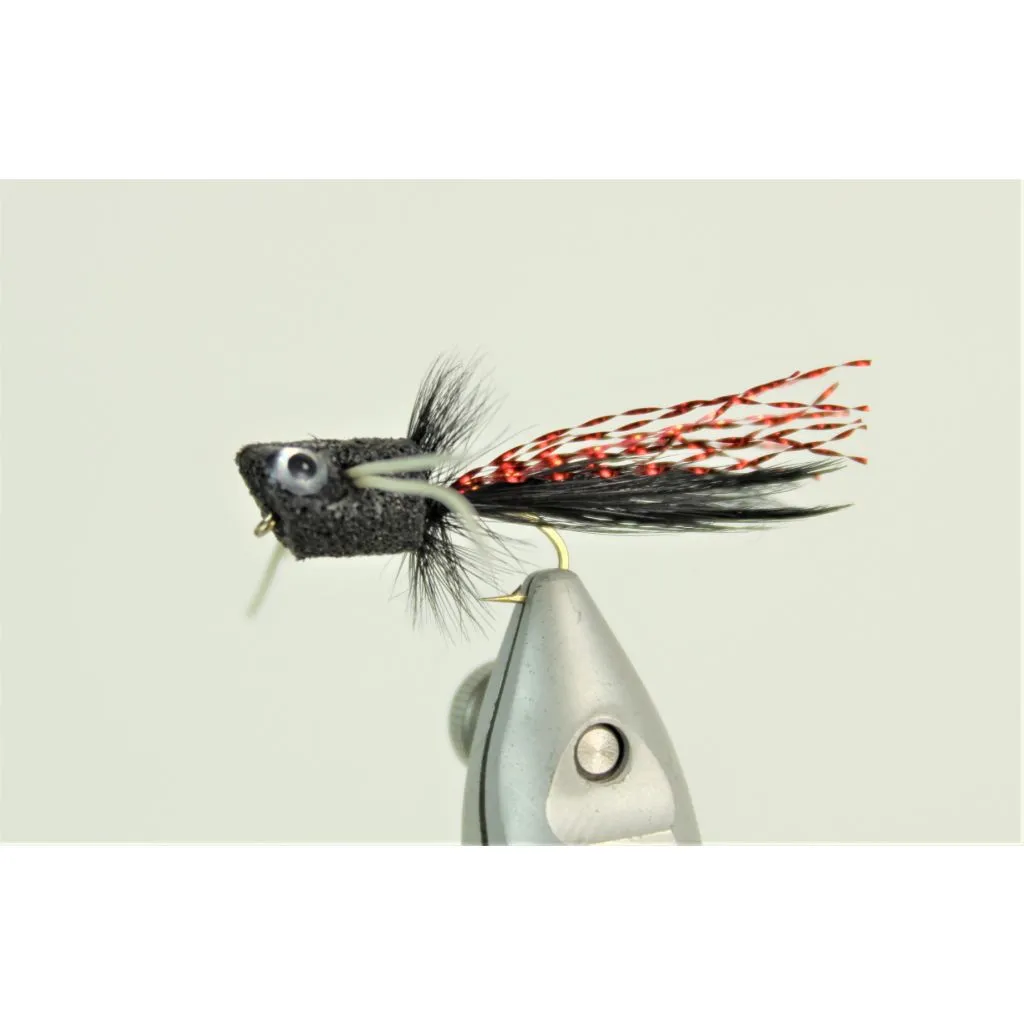 SFG Kystfluer Foam Popper - Black