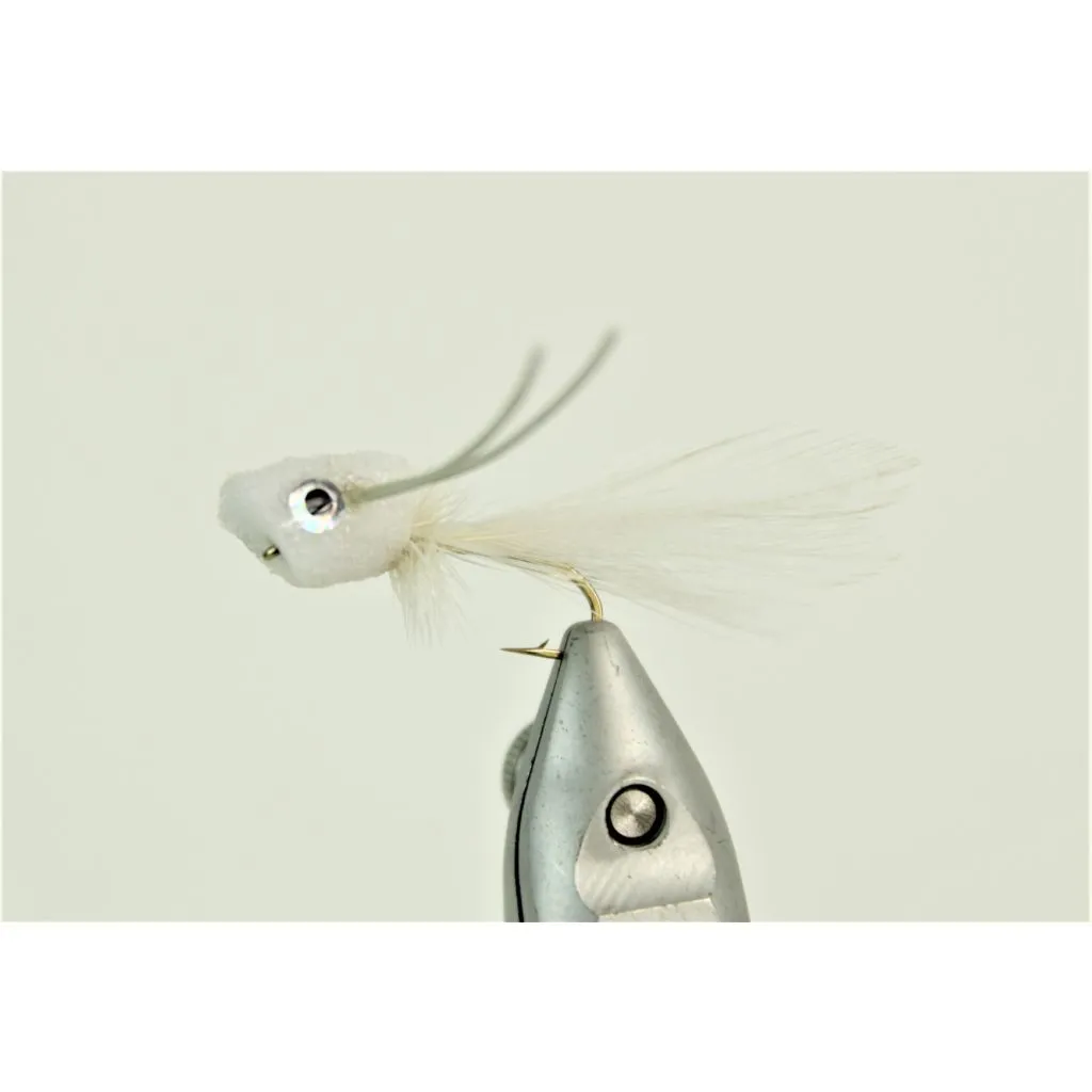 SFG Kystfluer Foam Popper - White